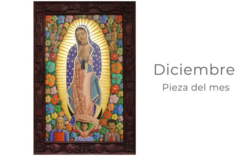 Pieza del mes | Virgen de Guadalupe de Morelos